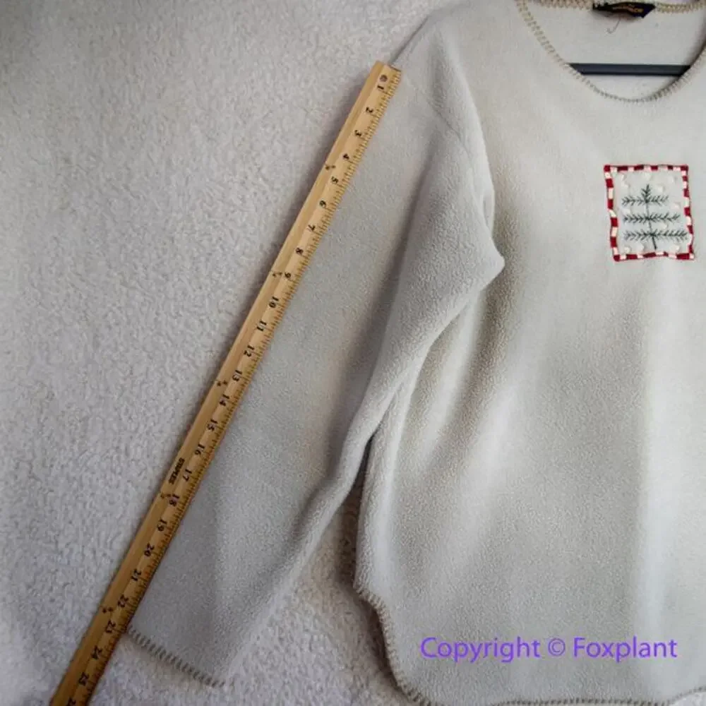 Woolrich fleece sweater Christmas‎ tree , women size 42